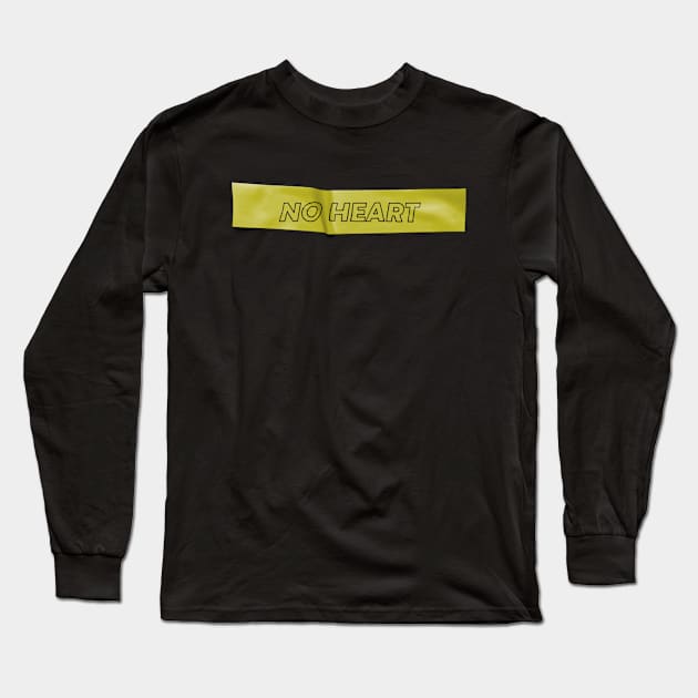 no heart Long Sleeve T-Shirt by DeekayGrafx